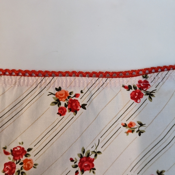 Vintage Rampage Women's Dress Red Floral Straps Size: 5 Retro Cosplay. Adorable - Picture 3 of 4